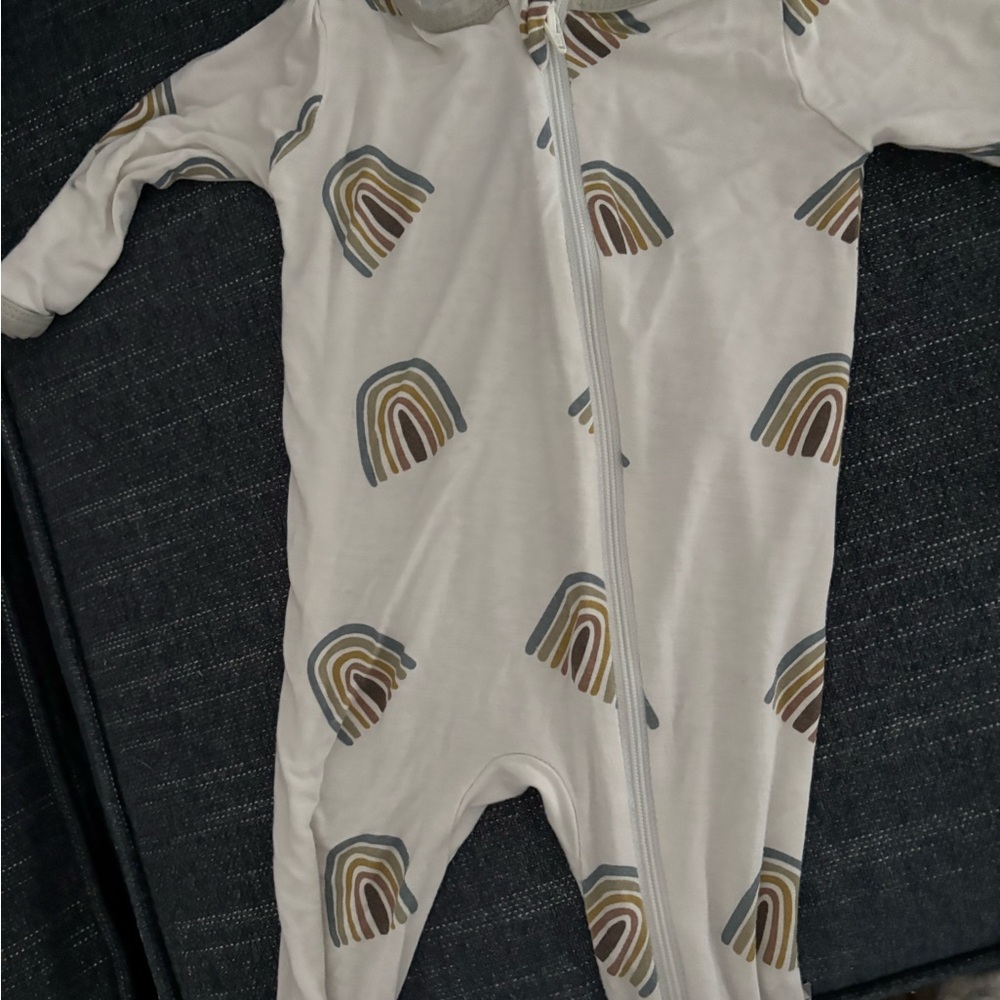 Rainbow Patterned Kids One Piece